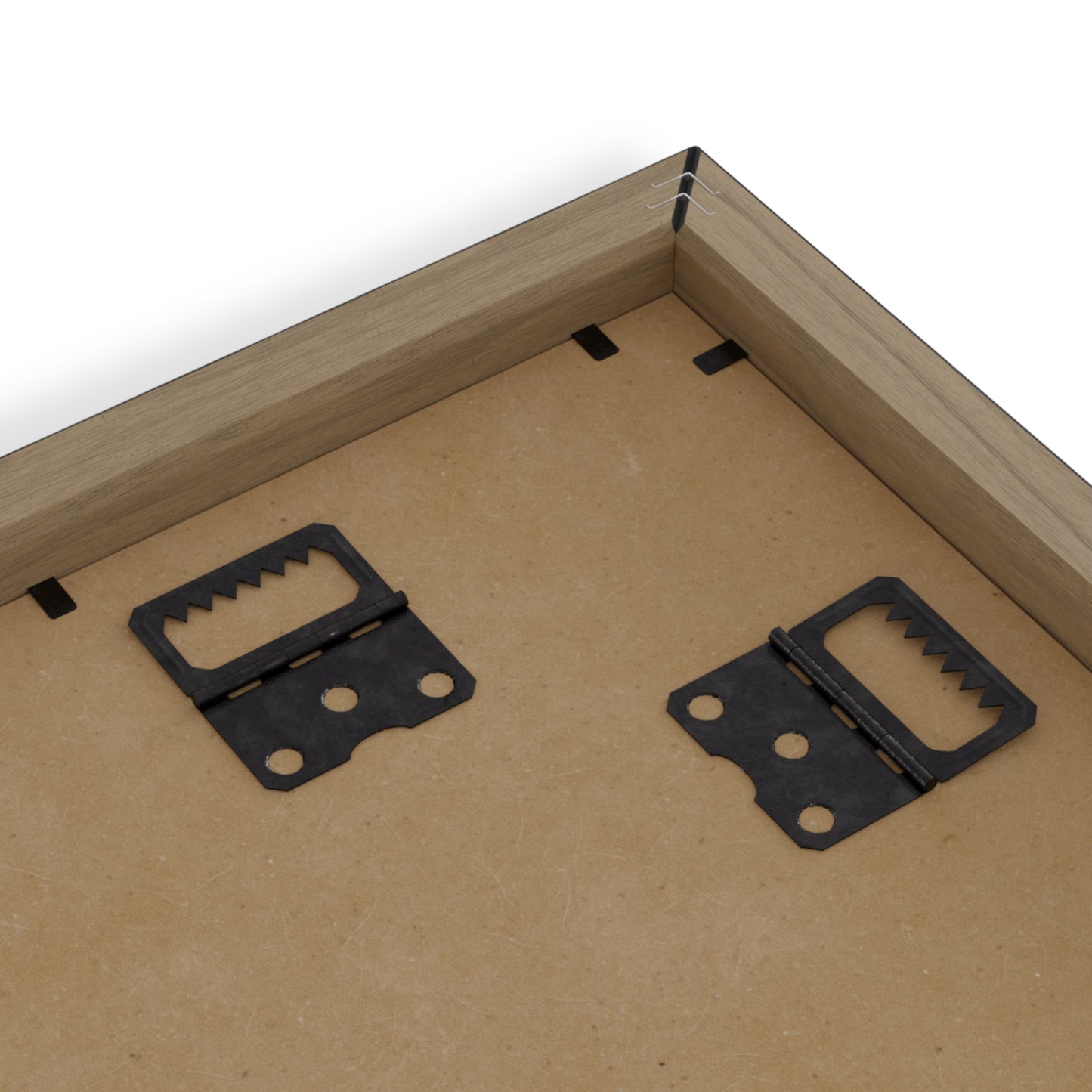 Mounting hardware shown for Framed art print showcasing the body styles of the 4th generation Honda Civic, including the CR-X (EF8), Civic Hatchback (EF9), Civic Sedan (EF2), and Civic Wagon (EF5)