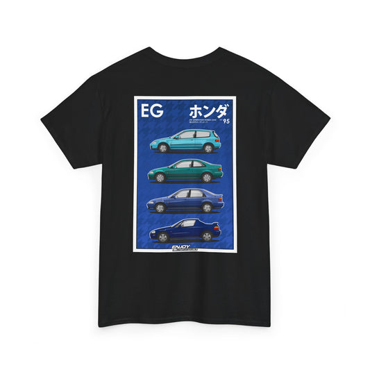 Enjoy Motorsports 5th Generation Civic EG Collection T-Shirt, Civic T-shirts, Honda Civic Shirt, 5th gen civic, civic t shirt, honda shirt, honda t-shirts, honda t shirt